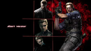 Albert Wesker In Action Wallpaper