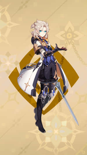 Alchemist Albedo Of Genshin Impact Wallpaper