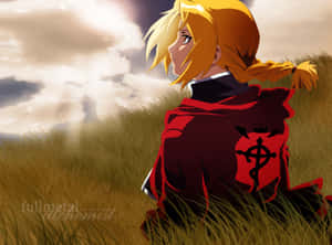 Alchemy Master Edward Elric In Action Wallpaper