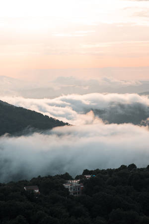 Algeria Misty Mountains Wallpaper