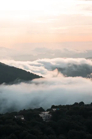 Algeria Misty Mountains Wallpaper