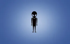 Alien Silhouette Wallpaper
