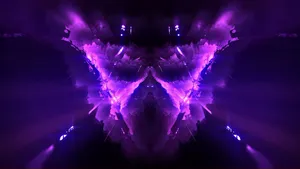 Alive Purple Smoke Mirror Wallpaper