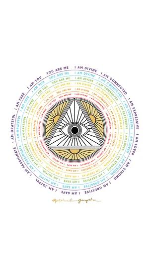 All-seeing Spiritual Aesthetic Wallpaper