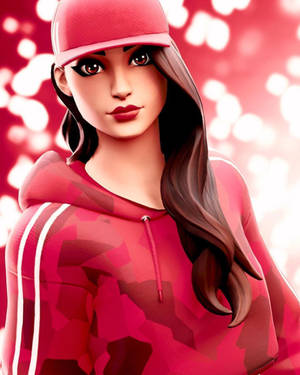 Alluring Ruby Fortnite Portrait Wallpaper