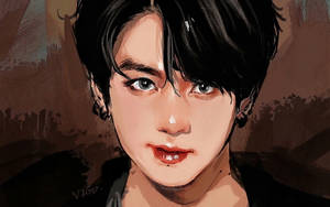 Amazing Anime Jungkook Painting Wallpaper