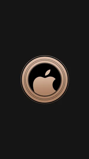 Amazing Apple's Bronze Logo In High Definition Wallpaper