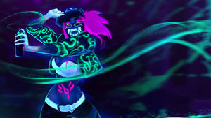 Amazing Kda Akali Fan Art Wallpaper