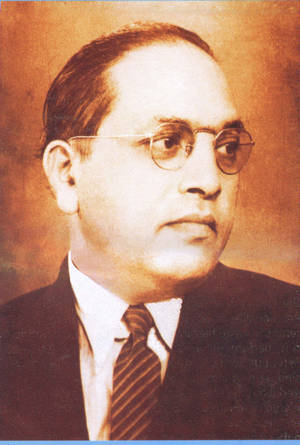 Ambedkar Sepia Wallpaper