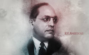 Ambedkar Smoke Effects Wallpaper