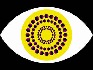Ambiguous Eye With Yellow Pupil Wallpaper