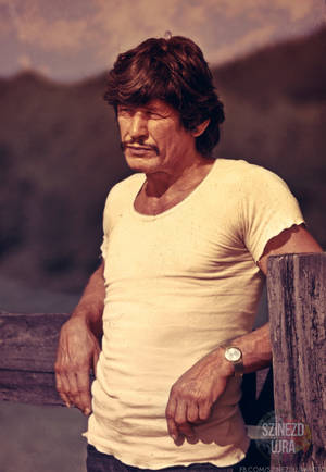 American Actor Charles Bronson In 1973 Wallpaper