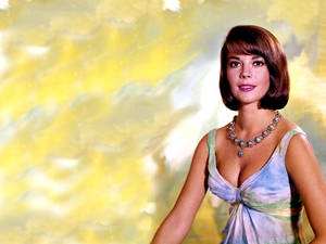 American Actress Natalie Wood With Bangs Wallpaper