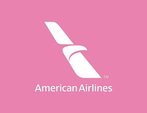 American Airlines Pink Poster Wallpaper