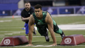 American Defensive Lineman Arik Armstead Nfl Football Scouting Wallpaper