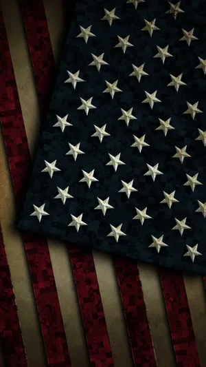 American Flag Cool Iphone Patch Wallpaper