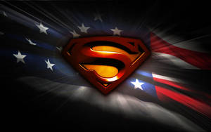 American Flag Superman Symbol Iphone Wallpaper