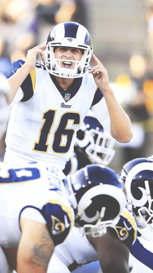 American Football Jared Goff Rams Wallpaper