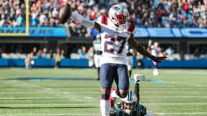 American Footballer Patriots Cornerback Jc Jackson Wallpaper