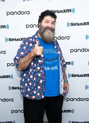 American Former Wrestler Mick Foley At The Siriusxm Studios Wallpaper