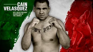 American Mixed Martial Artist Cain Velasquez Graphic Art Wallpaper