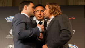 American Mixed Martial Artist Frankie Edgar Ufc Manila Press Conference Wallpaper