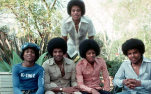 American Pop Band Jackson 5 1978 Neal Preston Photoshoot Wallpaper