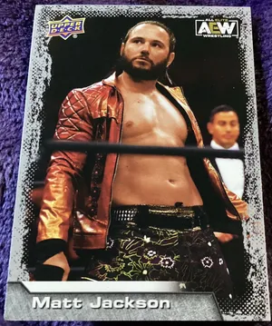 American Professional Wrestler Matt Jackson Upper Deck Trading Card Wallpaper