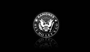 American Punk Rock Band Ramones White Eagle Logo Wallpaper
