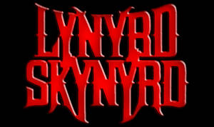 American Rock Band Lynyrd Skynyrd Red Logo Wallpaper