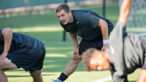 American Soccer Player Jordan Morris During Training Wallpaper