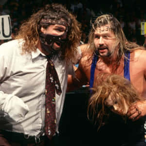 American Wrestlers Al Snow And Mick Foley Wallpaper