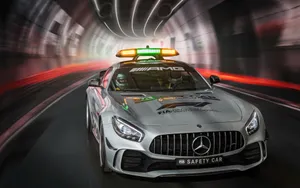 Amg Gtr Safety Car Wallpaper
