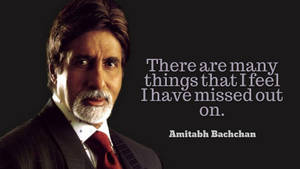 Amitabh Bachchan Quote Wallpaper