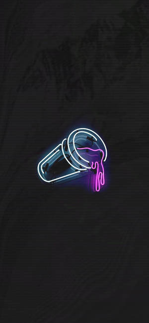 Amoled Android Neon Tumbler Wallpaper