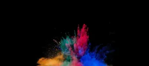 Amoled Laptop Burst Of Colors Abstract Wallpaper
