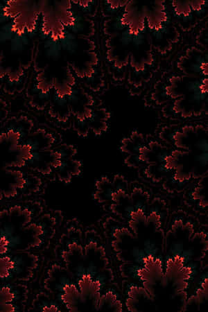 Amoled S Layered Leaf Wallpaper