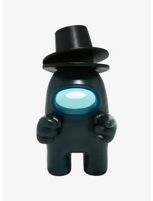 Among Us Black Pointing Wallpaper