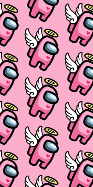 Among Us Cool - Impostors And Crewmates' Space Adventure Wallpaper