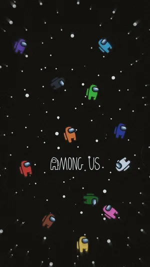 Among Us Galaxy Aesthetic Phone Screen Wallpaper