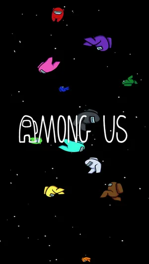 Among Us Galaxy Aesthetic Screen Portrait Wallpaper