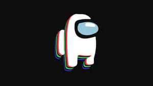 Among Us White Rgb Art Wallpaper