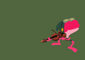Amphibia Frog With Violin Wallpaper