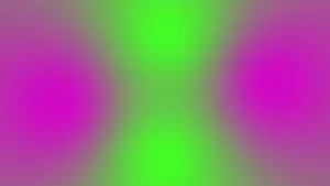 An Abstract Captivating Composition Featuring Neon Green And Purple Wallpaper