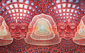 An Amazing Portrait Of Alex Grey Wallpaper