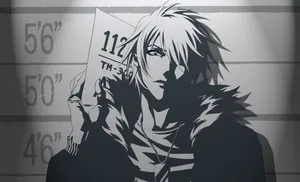 An Anime Boy Standing In The Shadows Wallpaper