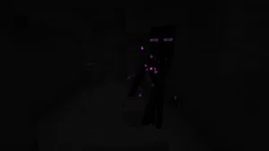 An Enderman, A Unique Creature From The Popular Video Game Minecraft, Captured In A Stunning, High Resolution Image. Wallpaper