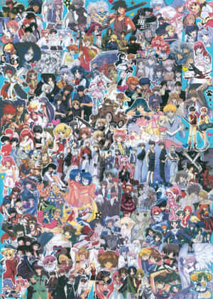 An Exciting Anime Collage Wallpaper