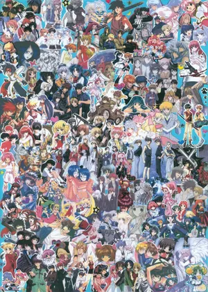 An Exciting Anime Collage Wallpaper