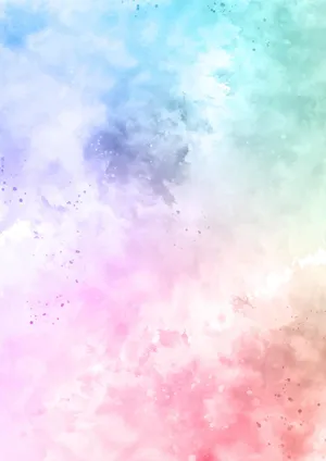 An Explosion Of Bright Colors In This Adorable Pastel Rainbow Wallpaper